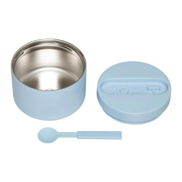 Travel mattermos 0,33L lys blå