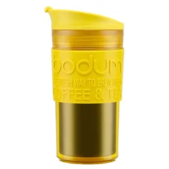 Travel Mug reisekopp 35 cl dobbeltvegg gul