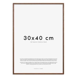 Treramme 30x40 cm mørk eik