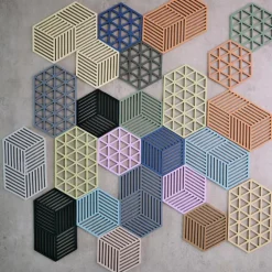 Triangles bordskåner 24 cm matcha green