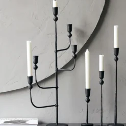 Trivo lysestake 29 cm svart