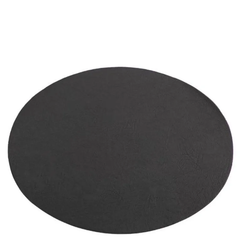 Troja dekkebrikke 45x33 cm oval svart