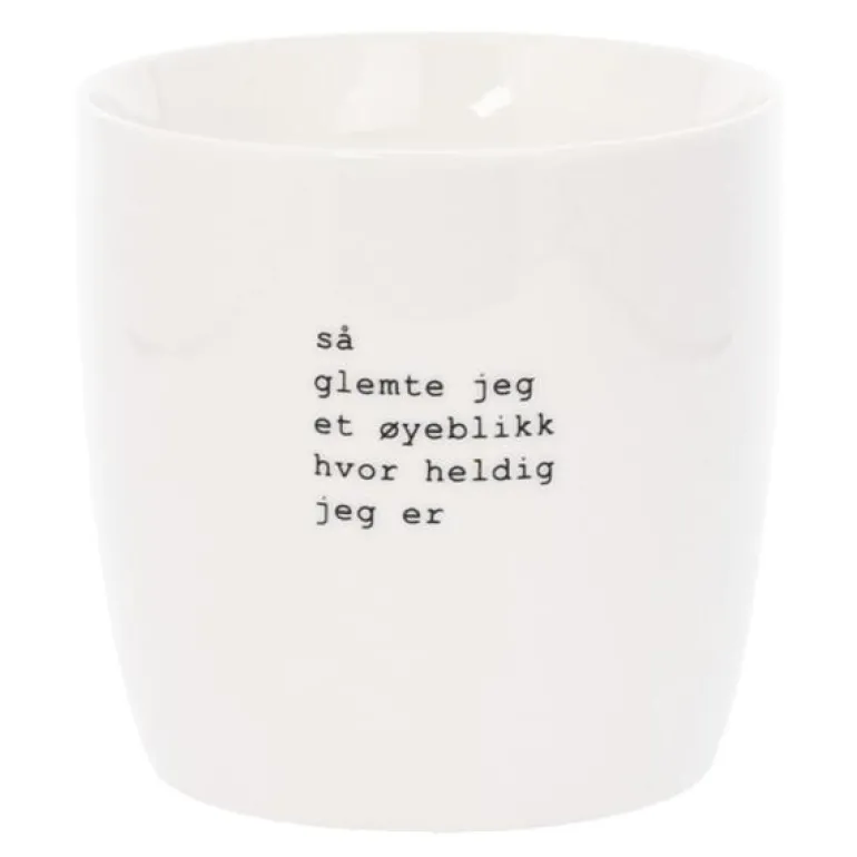 Trygve Skaug krus heldig 30 cl hvit