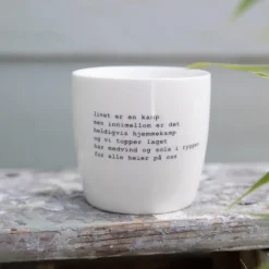 Trygve Skaug krus hjemmekamp 30 cl hvit