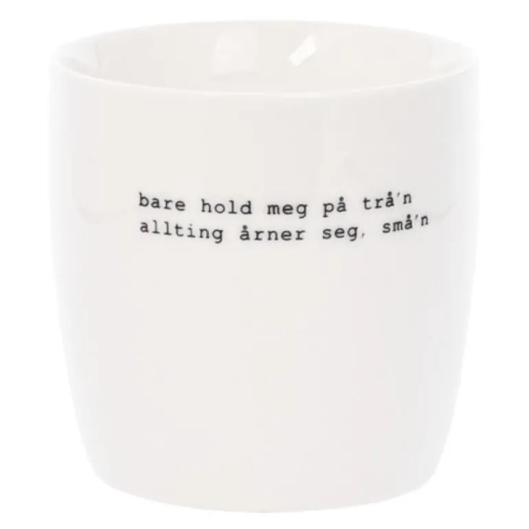 Trygve Skaug krus hold meg på trå`n 30 cl hvit