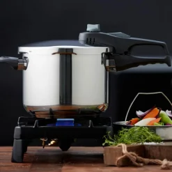 Trykkoker 6L med løs kurv/innsats