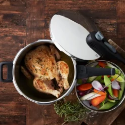 Trykkoker 6L med løs kurv/innsats