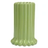 Tubular vase 24 cm grønn