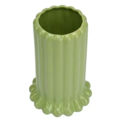 Tubular vase 24 cm grønn