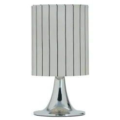 Tulip bordlampe 38 cm sølvfinish