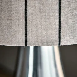 Tulip bordlampe 38 cm sølvfinish