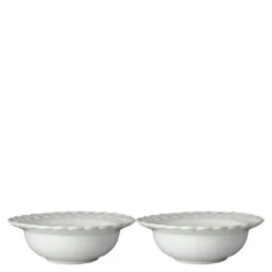 Tulipa dyp tallerken 23 cm 2 stk hvit