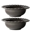 TULIPA dyp tallerken 17 cm 2 stk almost black