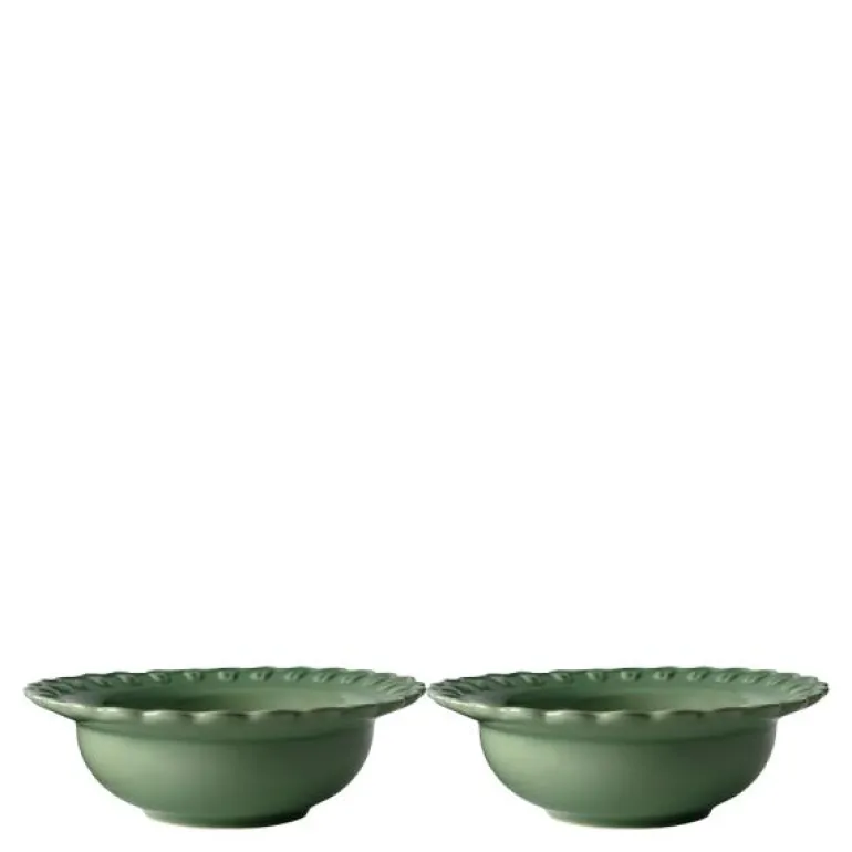 Tulipa dyp tallerken 23 cm 2 stk verona green