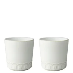 Tulipa kopp 20 cl 2 stk hvit