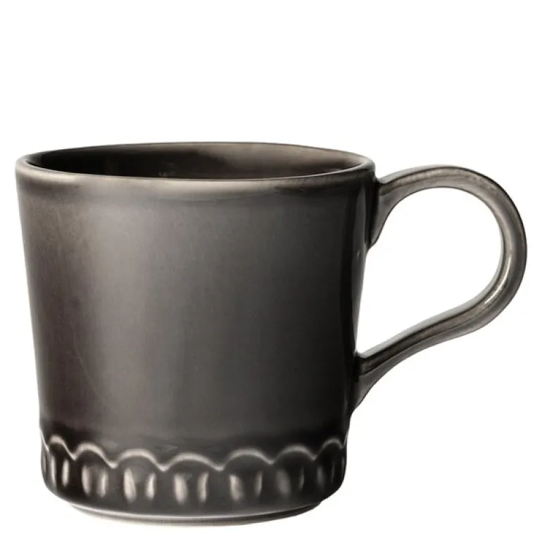 Tulipa kopp med hank 40 cl almost black