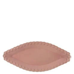 TULIPA ovalt fat 42 cm bela portuguesa