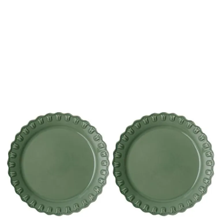 Tulipa tallerken 26 cm 2 stk verona green