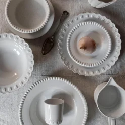 Tulipa tallerken 26 cm 2 stk hvit