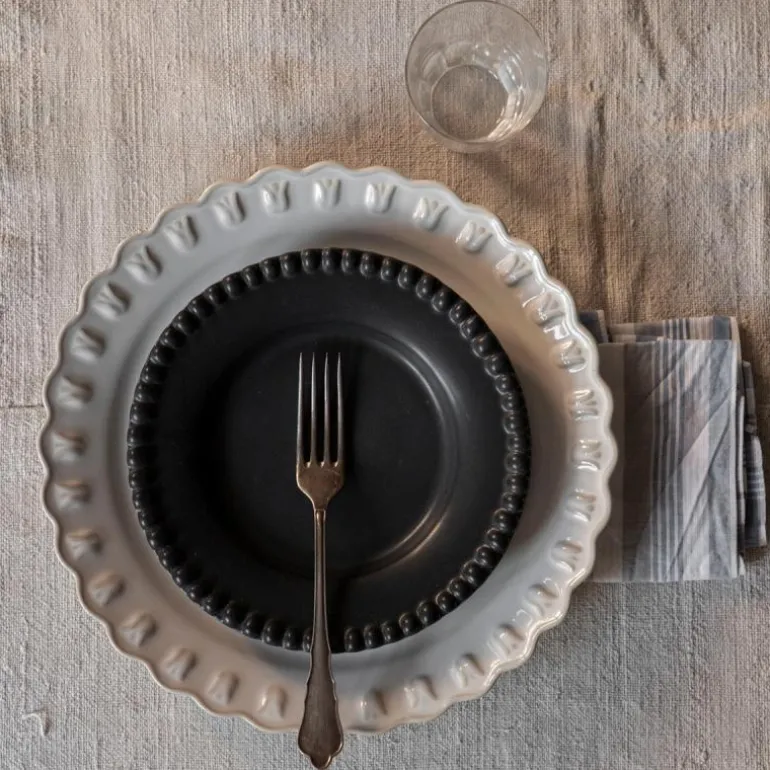 Tulipa tallerken 26 cm 2 stk hvit