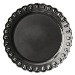 Tulipa tallerken 26 cm almost black