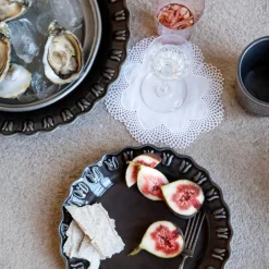 Tulipa tallerken 26 cm almost black