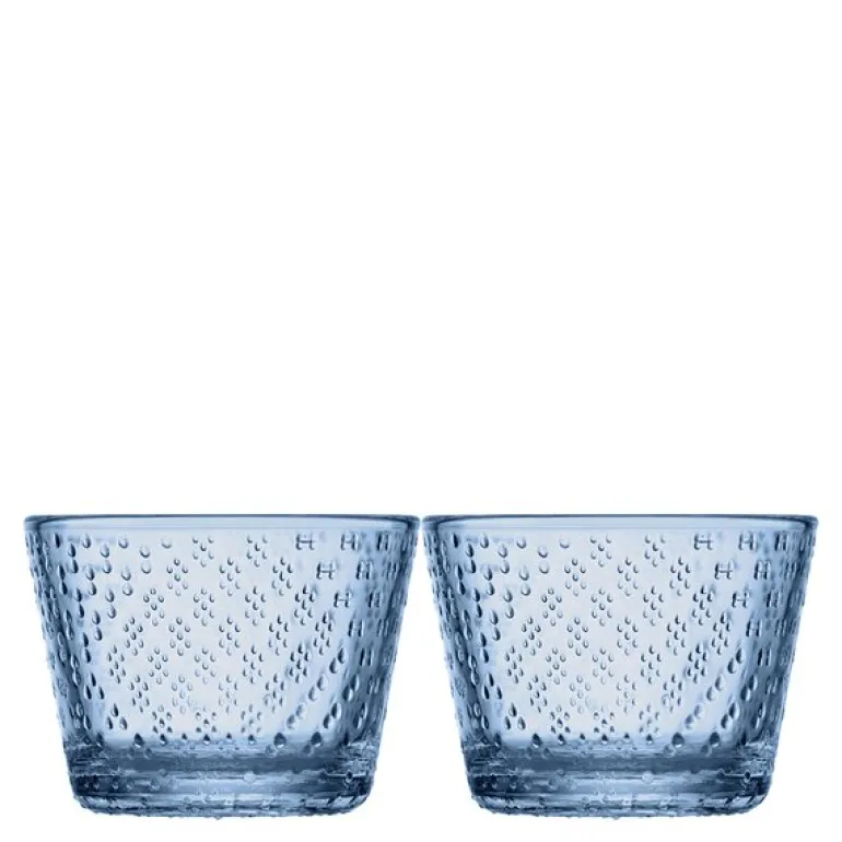 Tundra glass 16 cl 2 stk aqua