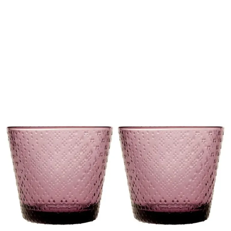 Tundra glass 29 cl 2 stk røsslyng