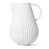 Tura kanne/vase h27,5 hvit