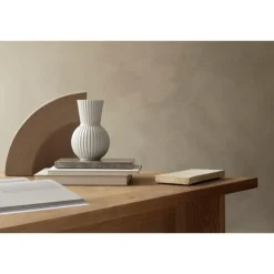 Tura vase 18 cm porselen hvit