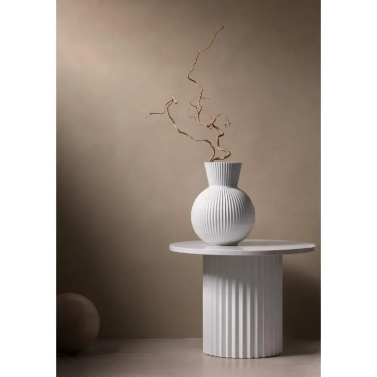 Tura vase h34 hvit
