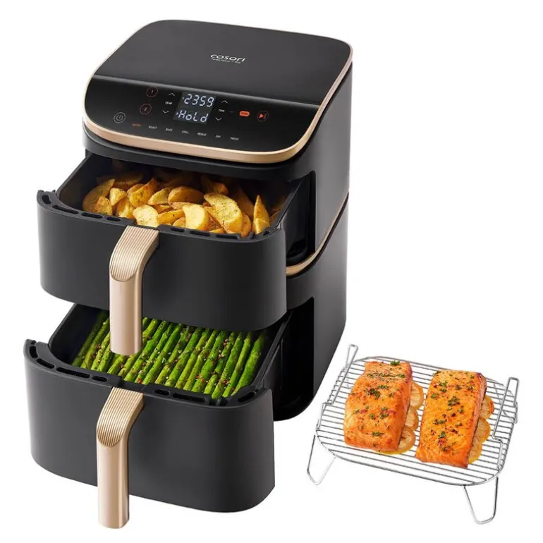 Turbo Tower Pro airfryer 10,8L mørk grå/roségull