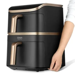 Turbo Tower Pro airfryer 10,8L mørk grå/roségull