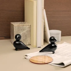 Turtelduer bøk 9 cm svart