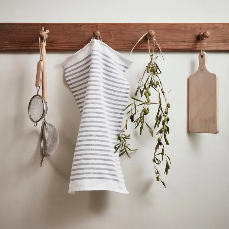 Tvärs kjøkkenhåndkle 35x50 cm grå