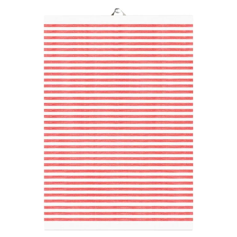 Tvärs kjøkkenhåndkle 35x50 cm rød