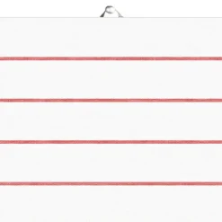 Tvärs kjøkkenhåndkle 50x70 cm rød