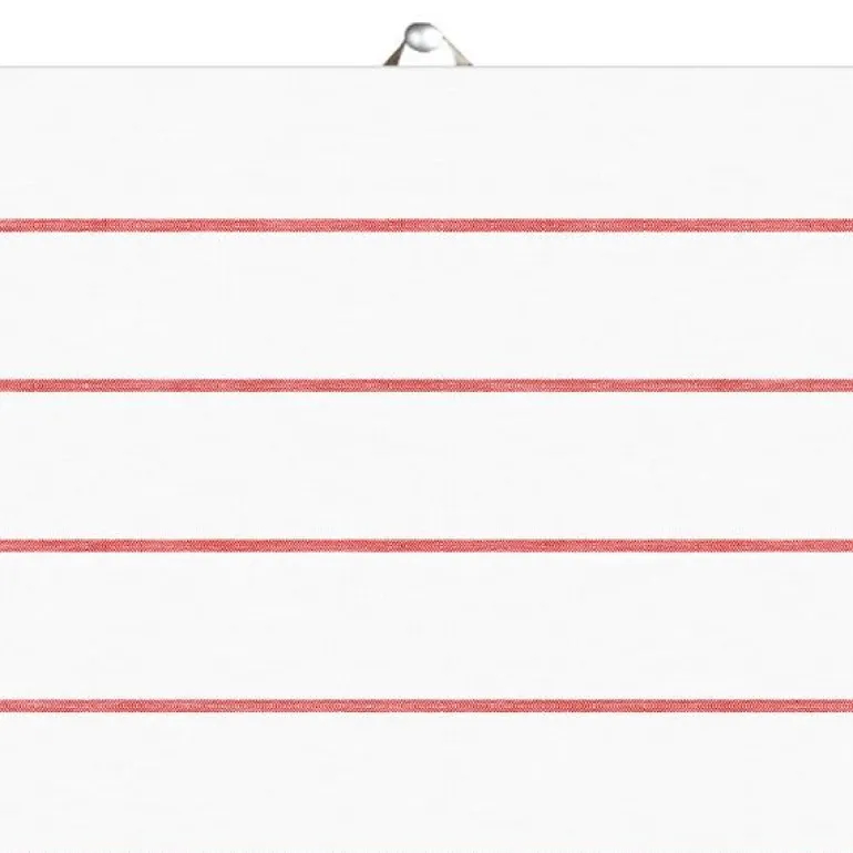 Tvärs kjøkkenhåndkle 50x70 cm rød