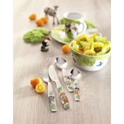 Twin Kids Jungle bestikksett 4 deler