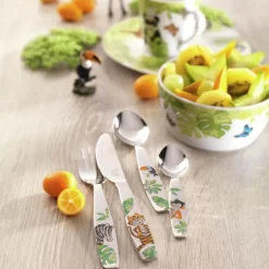 Twin Kids Jungle bestikksett 4 deler