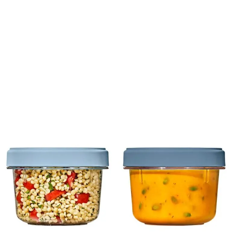 Twist & Stack oppbevaringsboks 59,2 cl 2 stk klar/blå