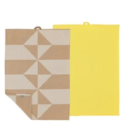 Twist kjøkkenhåndkle 50x70 cm 2 stk warm taupe