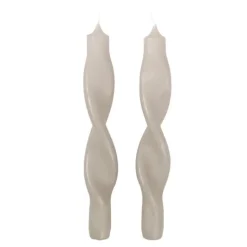 Twist vridde lys 2,4x23 cm 2 stk rainy day grey