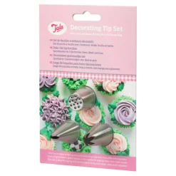 Tyllsett 3 deler løv gress blomst