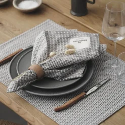 Tøyserviett 55x55 cm dubby grå