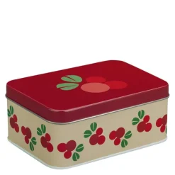 Tyttebær matboks 6x10x14 cm rød