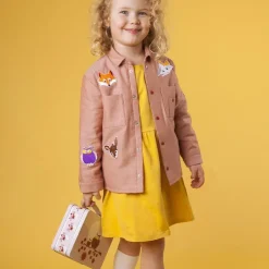 Ugle koffertboks 19x16 cm rosa