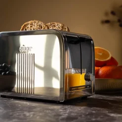 Ultimate dobbel brødrister 230V/1000W stål/blank