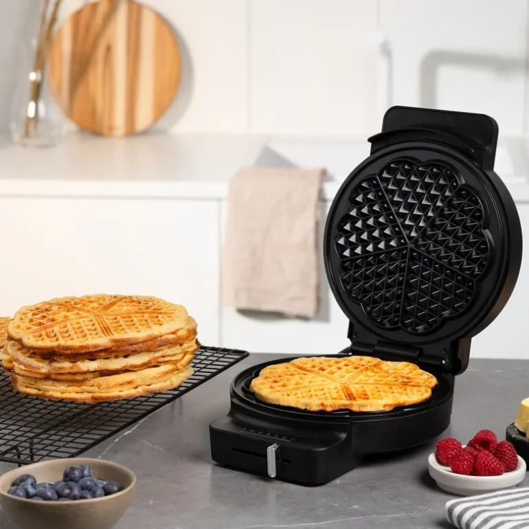 Ultimate vaffeljern HAN-3116 svart/sølv