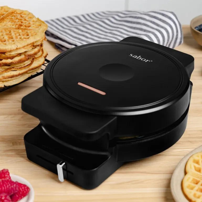 Ultimate vaffeljern HAN-3116 svart/sølv